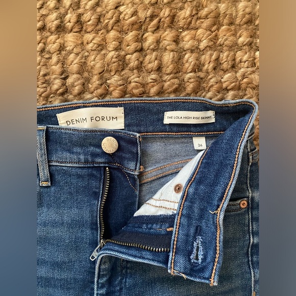 Aritzia denim forum the Lola high rise skinny jean EUC - Picture 5 of 6